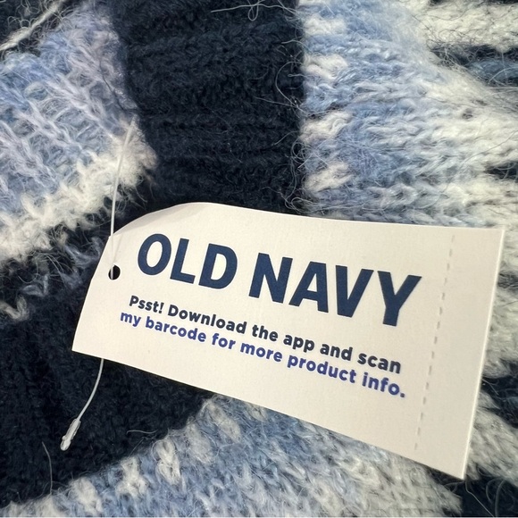 Old Navy Women’s Argyle Pullover Sweater Sz XS Multi Colors Long Sleeves 5% Wool - Picture 6 of 8